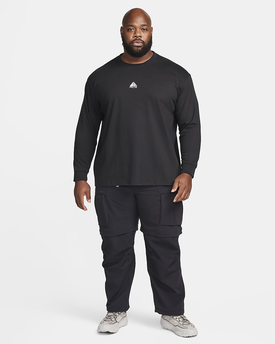 Nike ACG 'Lungs' Men's Long-Sleeve T-Shirt - Black/Summit White