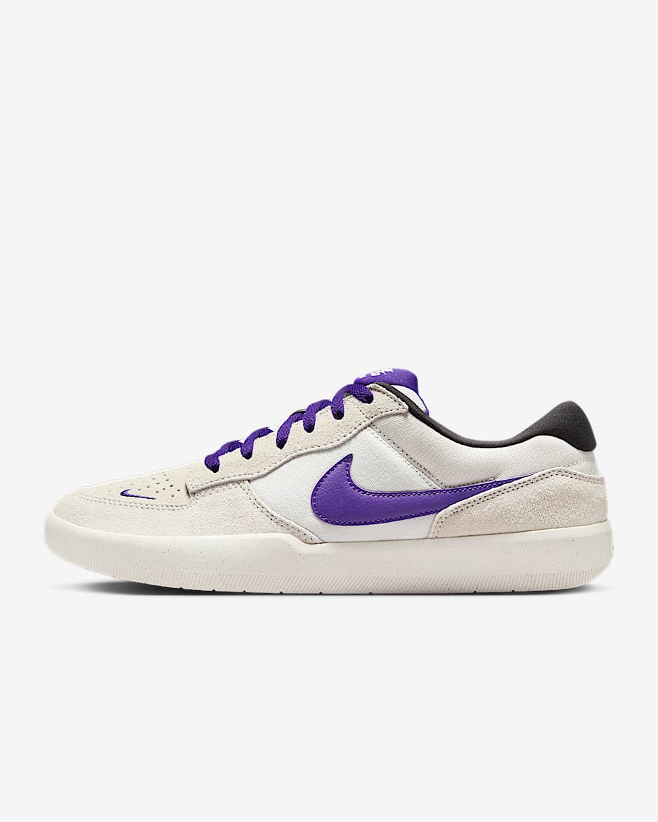 Tenis de skateboarding Nike SB Force 58 - Fantasma/Blanco cumbre/Gris humo oscuro/Morado cancha