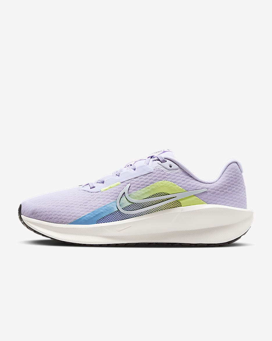 Nike Downshifter 13 Women's Road Running Shoes - Amethyst Tint/Hydrangeas/Glacier Blue/Metallic Silver