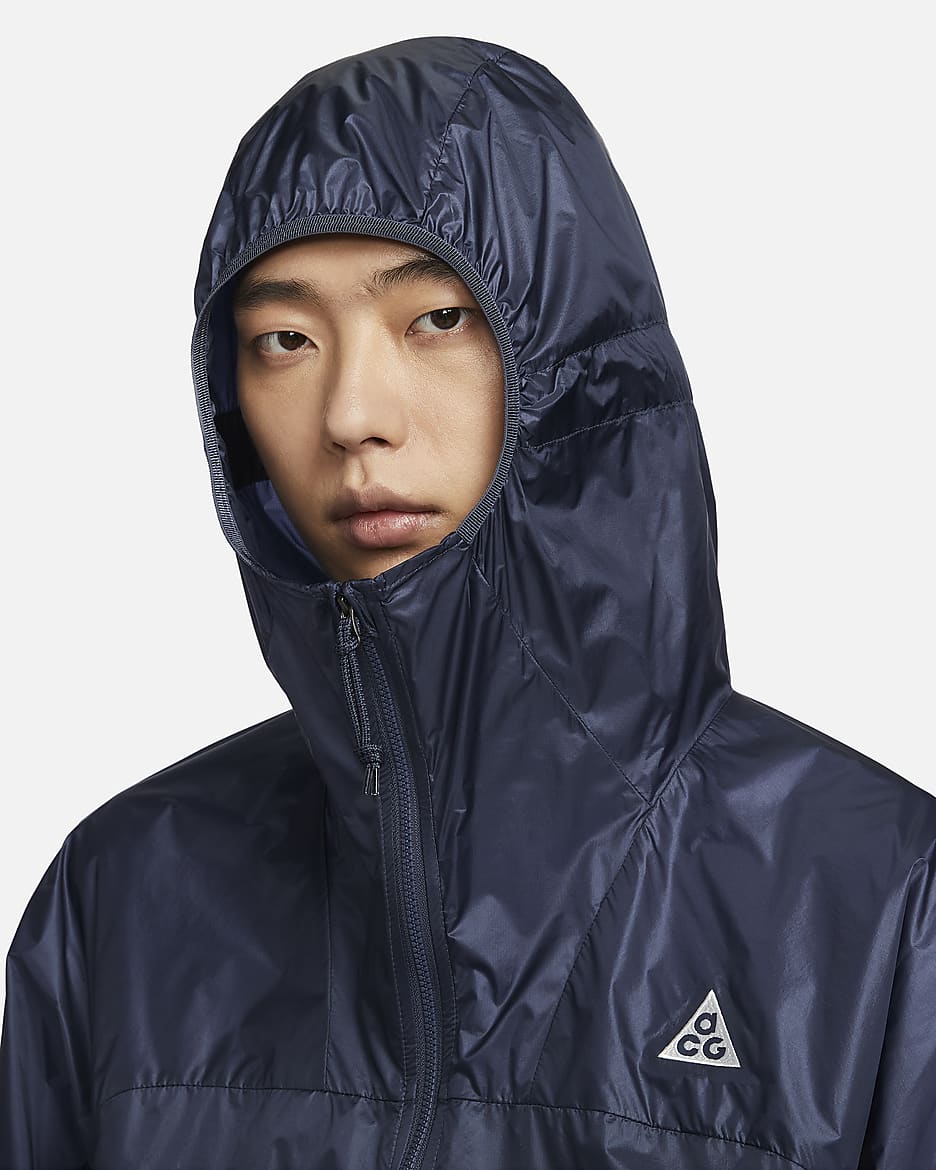 Nike ACG 'Cinder Cone' Men's Windproof Jacket - Thunder Blue/Daybreak/Summit White