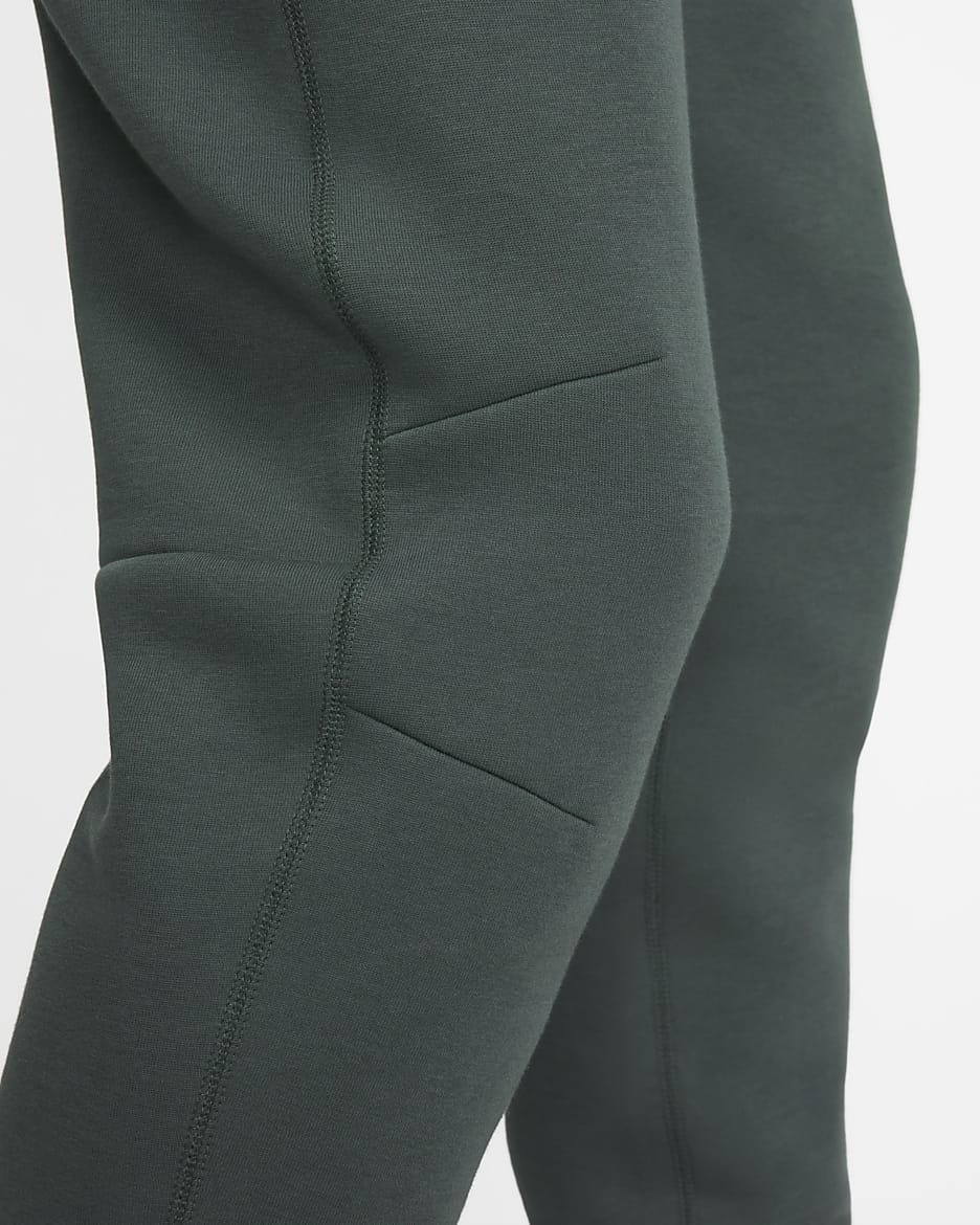 Joggers para hombre Nike Sportswear Tech Fleece - Verde vintage/Negro