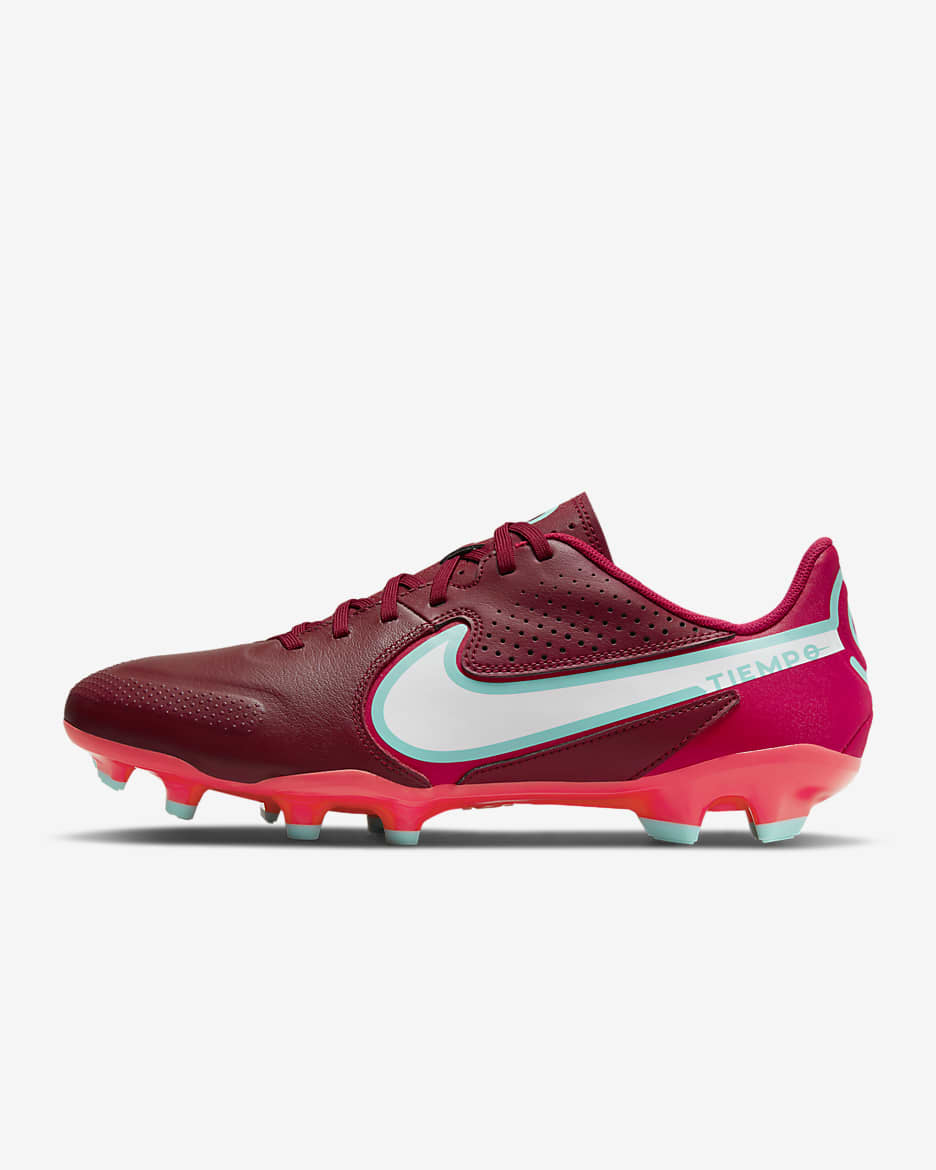 Nike Tiempo Legend 9 Academy MG Multi-Ground Football Boot - Team Red/Mystic Hibiscus/Bright Crimson/White