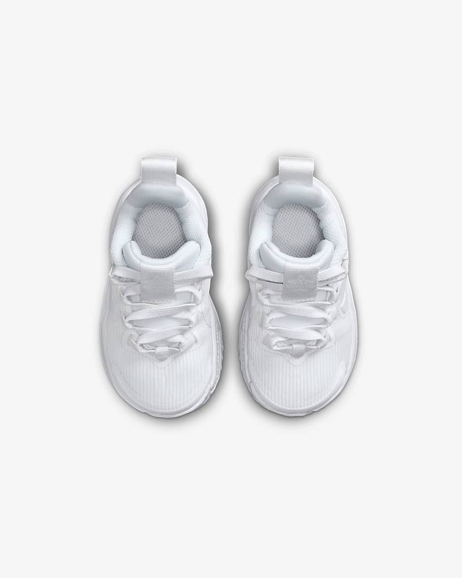 Nike Star Runner 4 cipő babáknak - Fehér/Fehér/Pure Platinum/Fehér