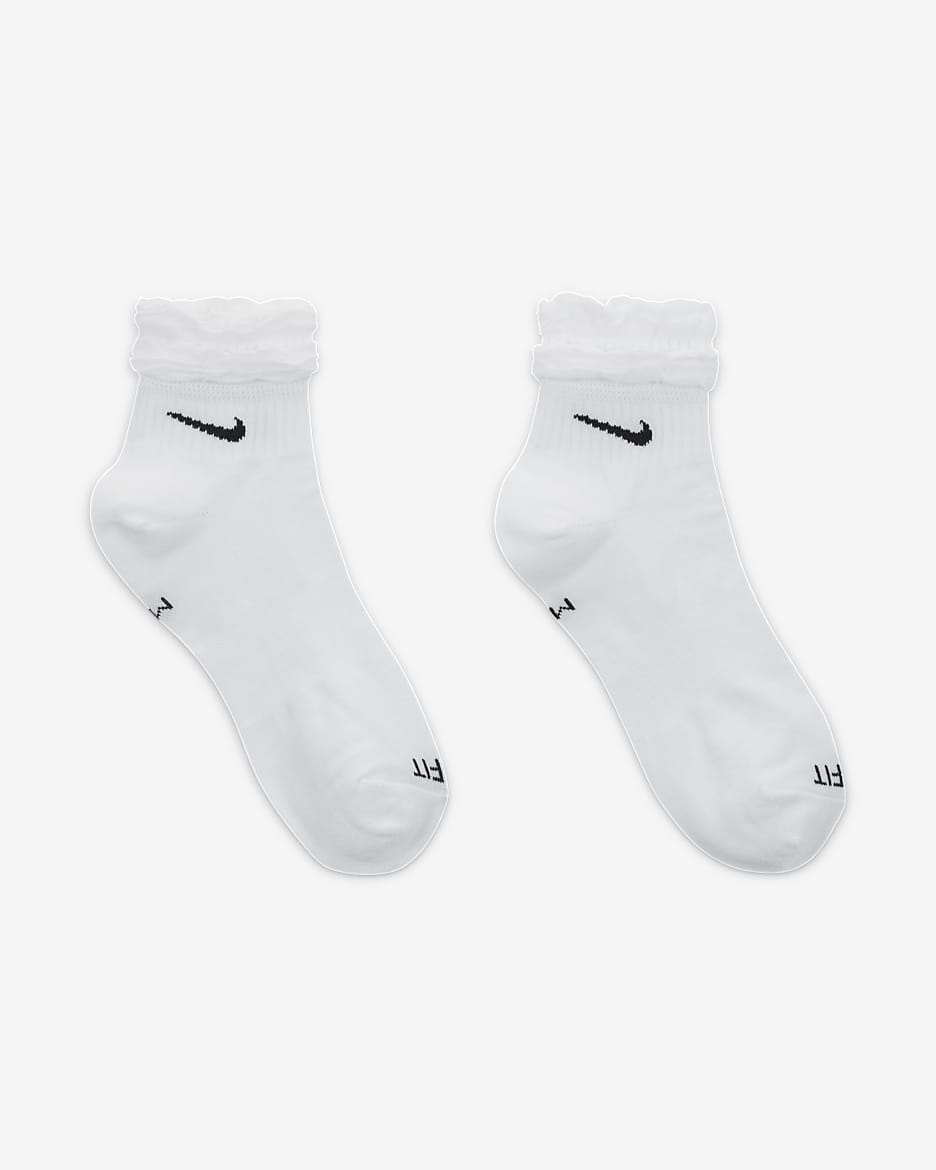 Nike Everyday Training Ankle Socks - White/Black
