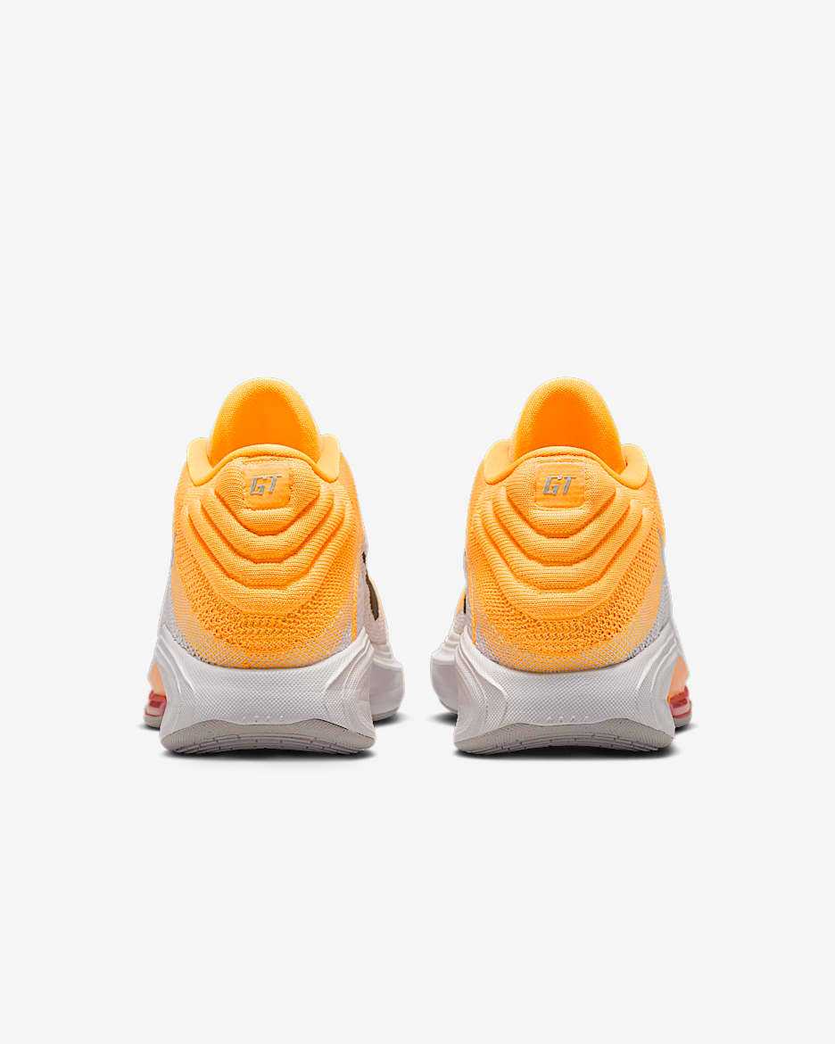 Nike G.T. Hustle 3 Basketbol Ayakkabısı - Laser Orange/Metallic Silver/Vast Grey/Siyah