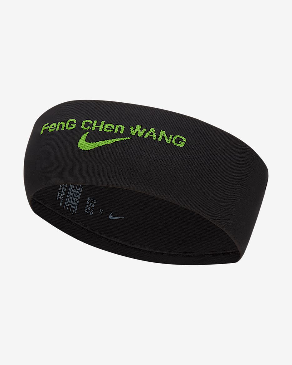 Nike Pro Women's Headband - Iron Grey/Light Smoke Grey/Action Green