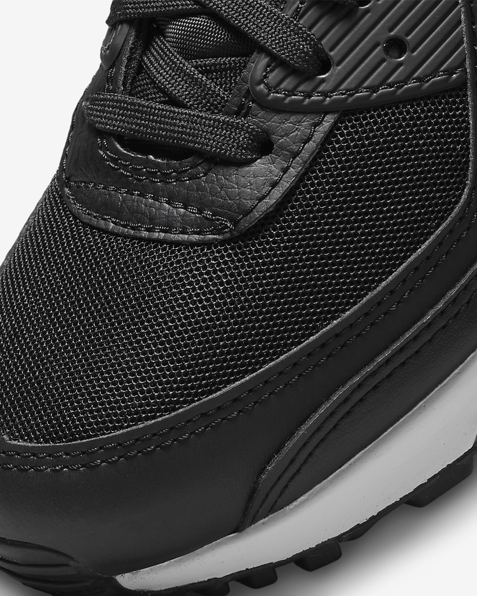 Nike Air Max 90 Women's Shoes - Black/Black/White