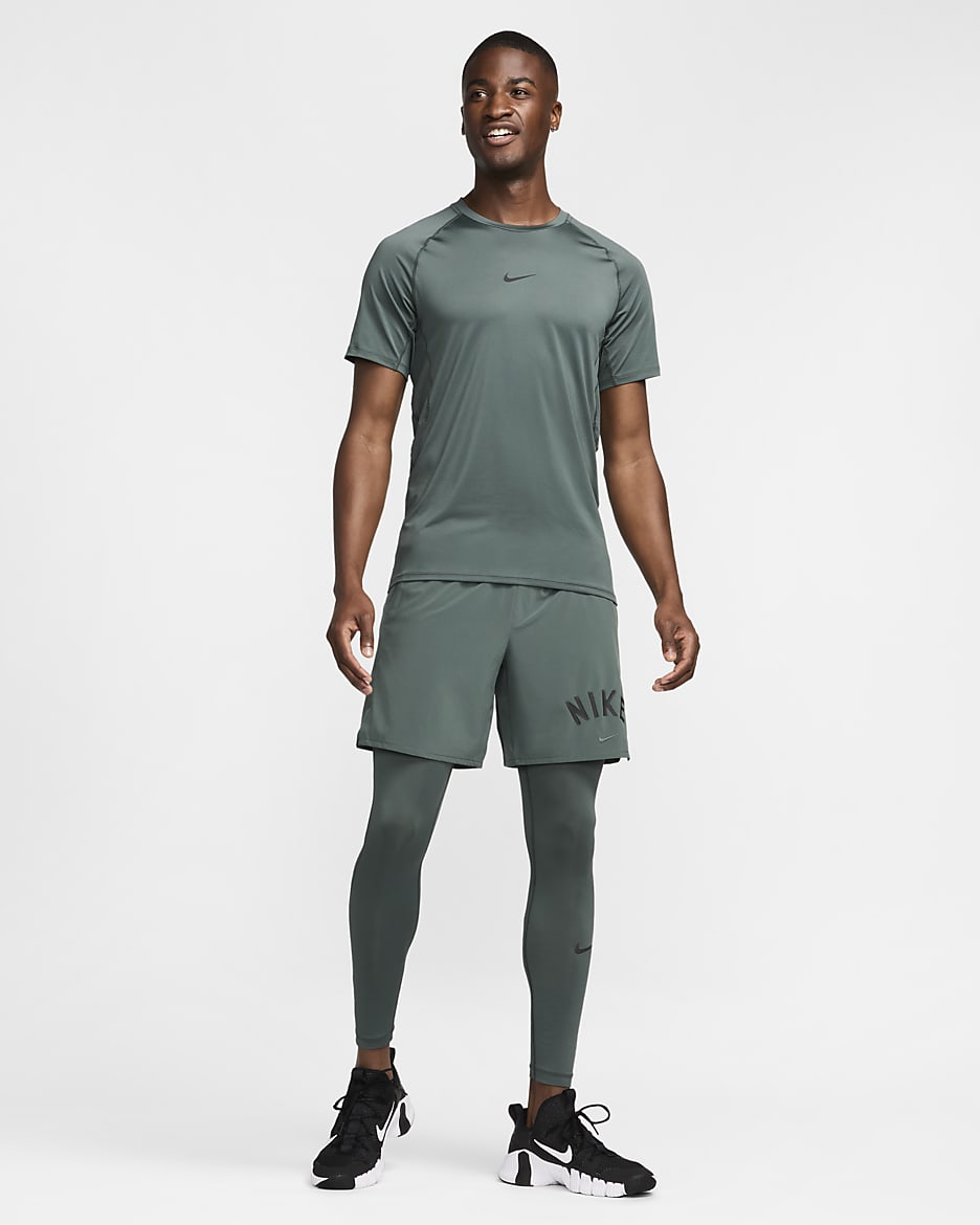 Ανδρικό κολάν fitness Dri-FIT Nike Pro - Vintage Green/Μαύρο