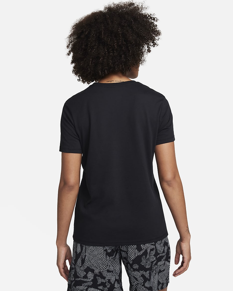 T-shirt con grafica Dri-FIT Nike Swoosh Fly – Donna - Nero