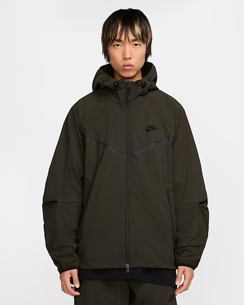 Nike Tech Men's Woven Jacket - Sequoia/Sequoia/Black