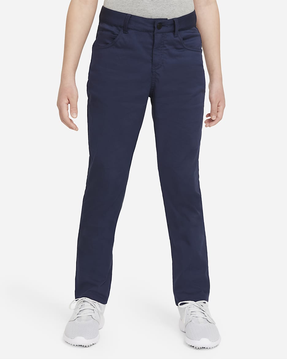 Pantalones de golf de 5 bolsillos para niño talla grande Nike Dri-FIT - Obsidiana