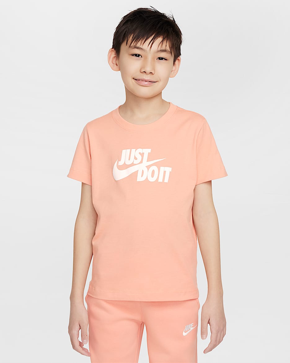 Nike Sportswear Big Kids' T-Shirt - Apricot Agate