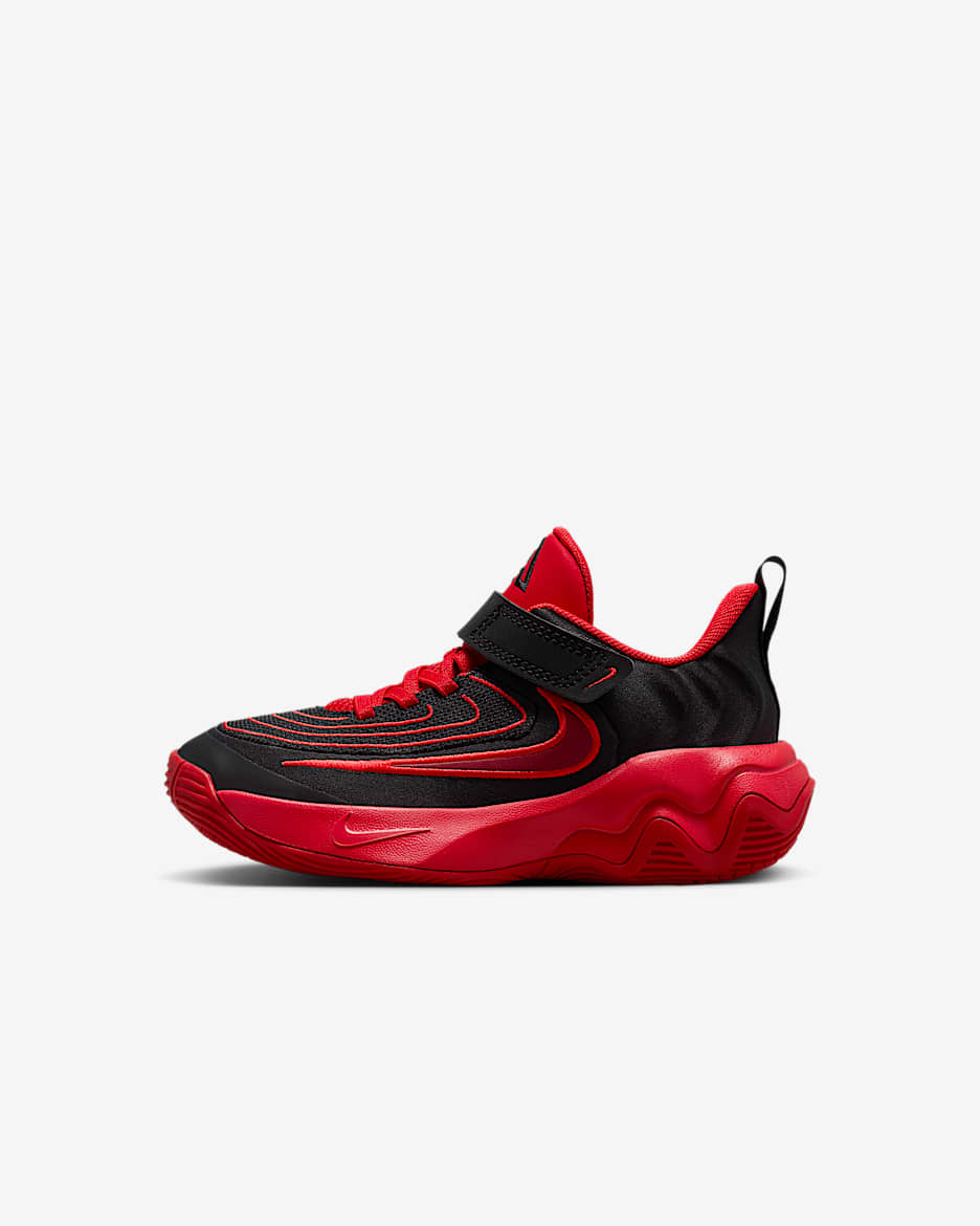 Giannis Immortality 4 Little Kids' Shoes - Black/University Red/Team Red