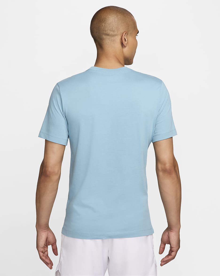 Playera de tenis para hombre NikeCourt - Denim turquesa