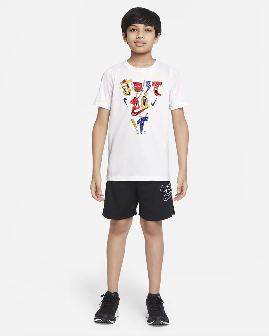 Nike Dri-FIT JDI Big Kids' (Boys') T-Shirt - White