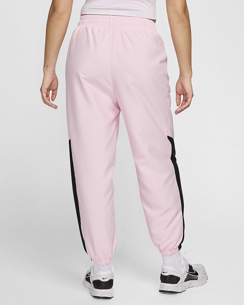 Nike Sportswear Web-Jogger für Damen - Pink Foam/Schwarz