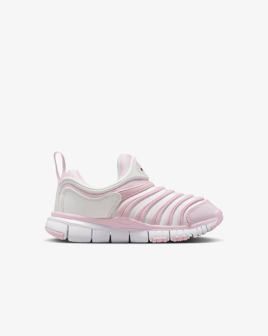 Nike Dynamo Free Little Kids' Easy On/Off Shoes - Pink Foam/Summit White/White/Black