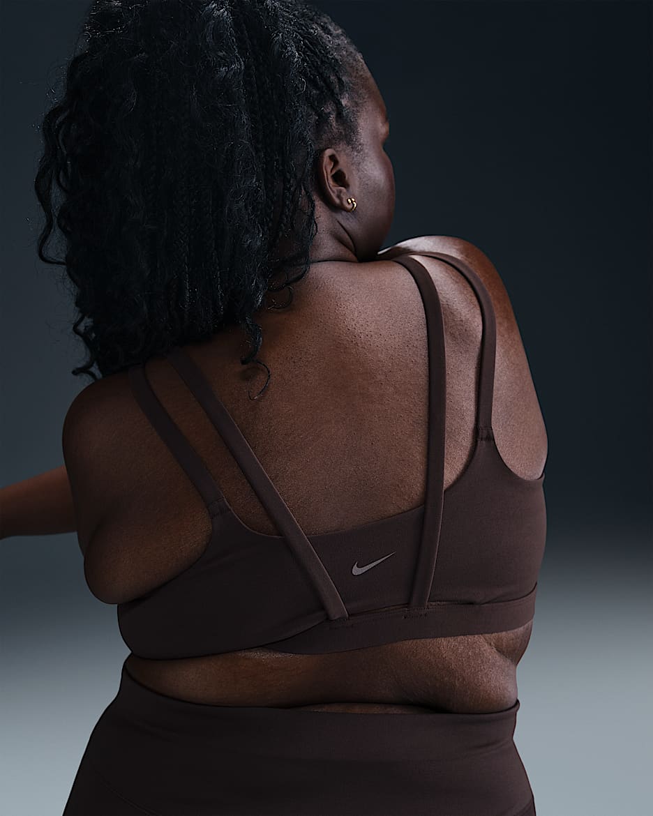 Nike Zenvy Strappy Women's Light-Support Padded Sports Bra (Plus Size)