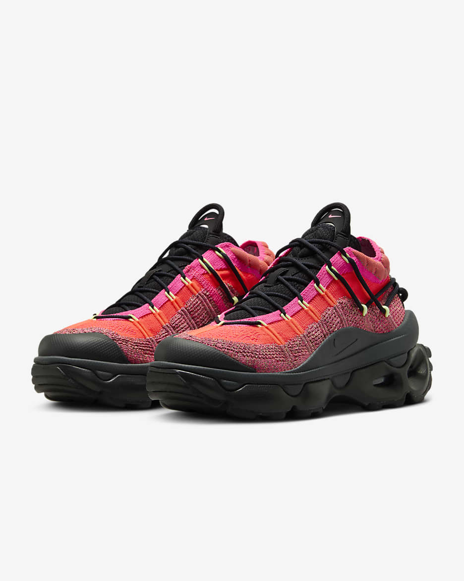 Nike Air Max Flyknit Venture Women's Shoes - Hyper Pink/Black/Dark Smoke Grey/Hot Punch