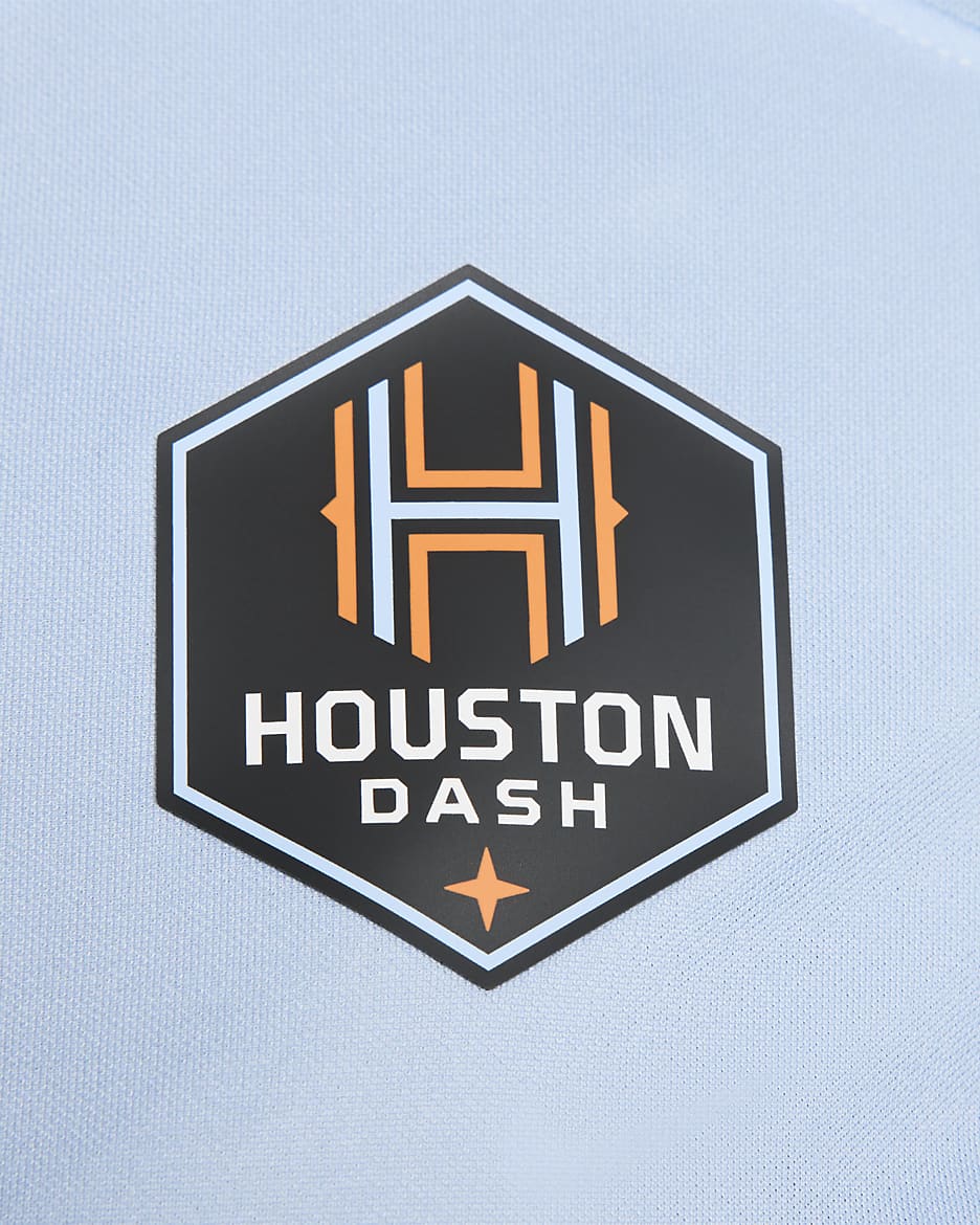 Jersey Nike Dri-FIT de la NWSL replica del Houston Dash visitante 2024 Stadium para mujer - Azul psíquico