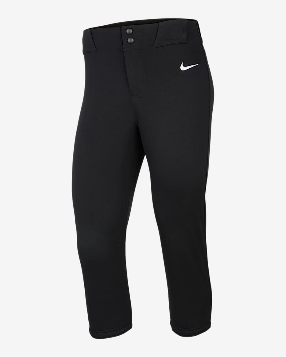 Pants de sóftbol para mujer Nike Vapor Select 2 - Negro/Blanco