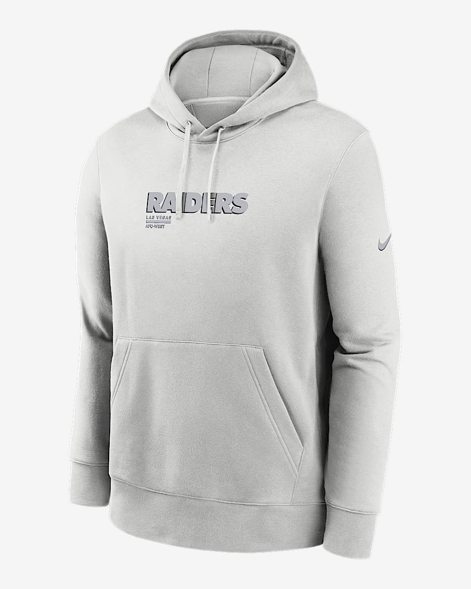 Las Vegas Raiders Slot Receiver Club Men's Nike NFL Pullover Hoodie - Grey