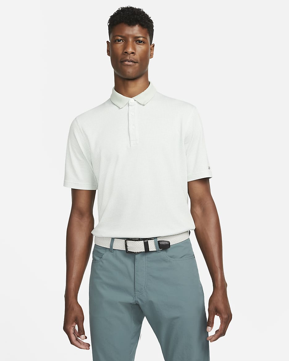 Nike Dri-FIT Player Men's Golf Polo - Seafoam/Brushed Silver