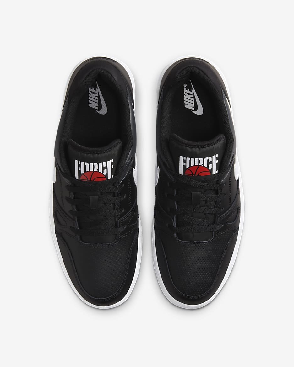 Pánské boty Nike Full Force Low - Černá/Anthracite/Sail/Bílá