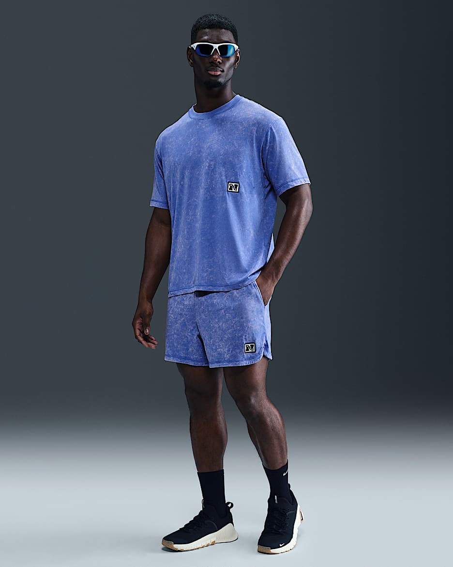 Nike Gym Heritage Dri-FIT fitness-shorts voor heren (13 cm) - Comet Blue/Comet Blue