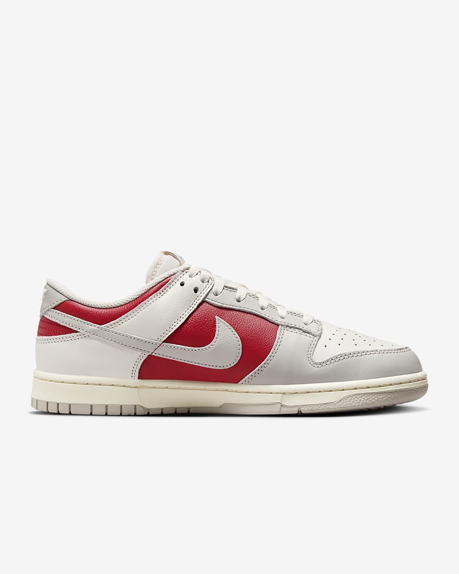 Nike Dunk Low Retro Shoes - Phantom/Gym Red/Pale Ivory/Light Iron Ore