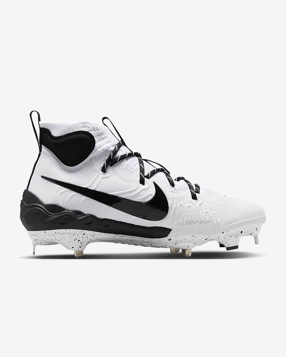 Tacos de béisbol para hombre Nike Alpha Huarache NXT - Blanco/Platino puro/Negro