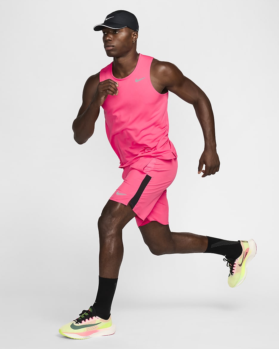 Nike Miler Men's Dri-FIT Running Tank - Aster Pink