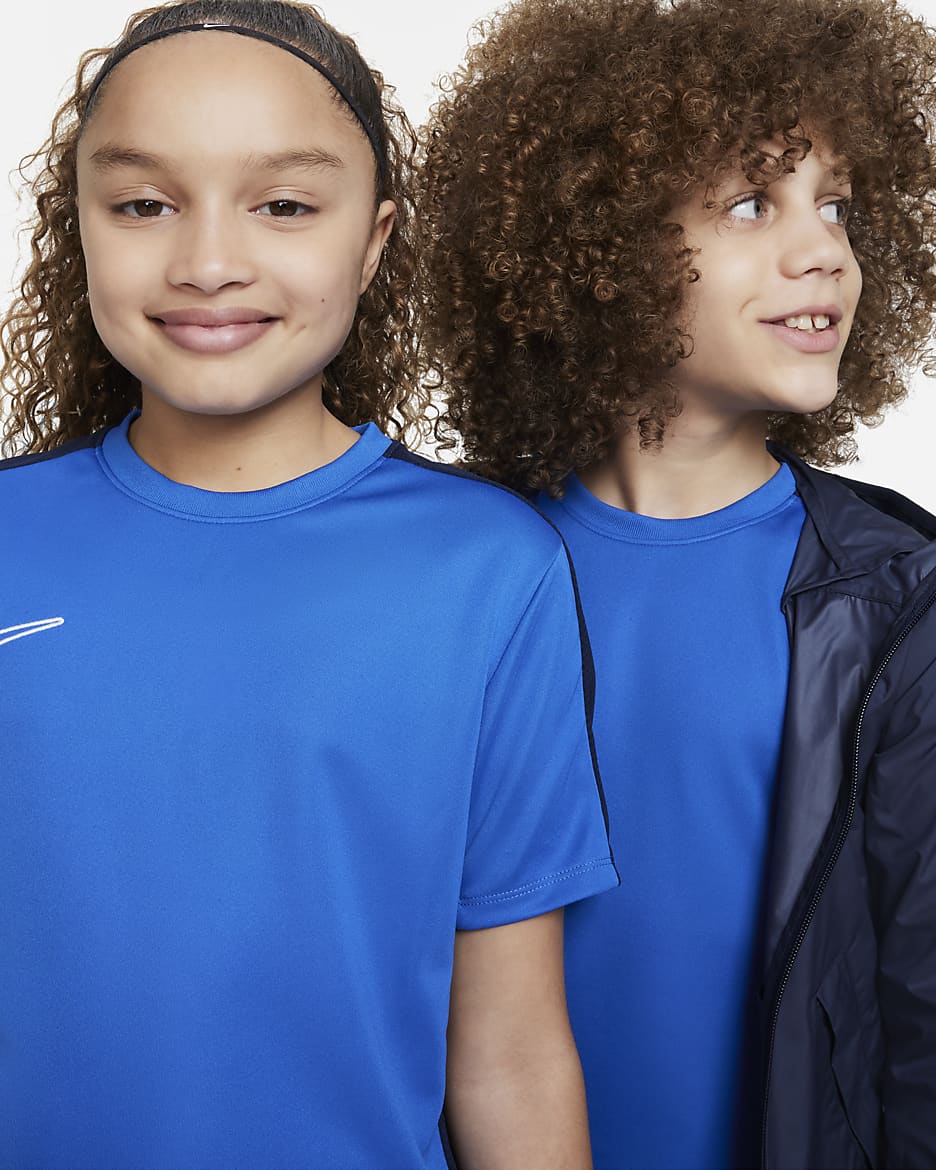 Haut de football Nike Dri-FIT Academy23 pour enfant - Royal Blue/Obsidian/Blanc