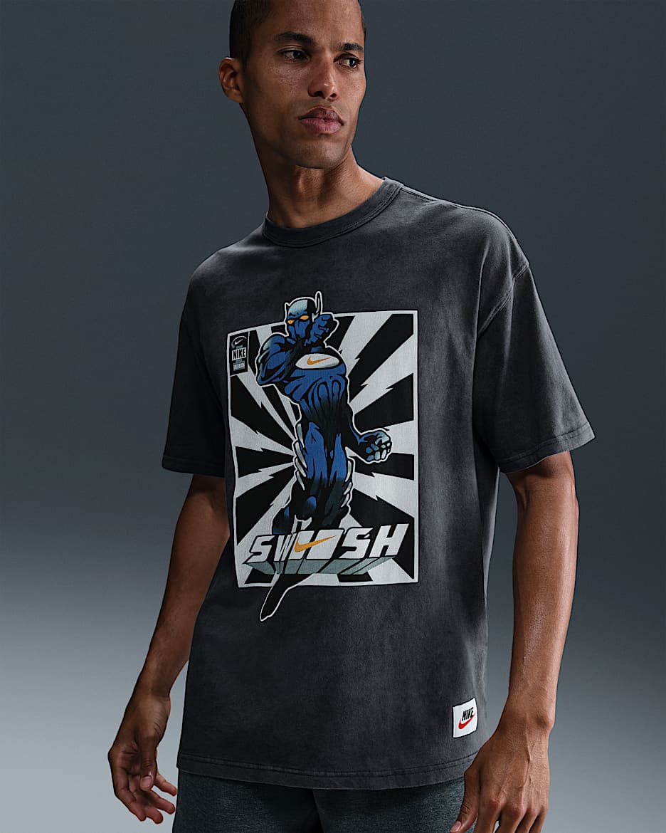 Playera de fitness Max90 para hombre Nike - Antracita