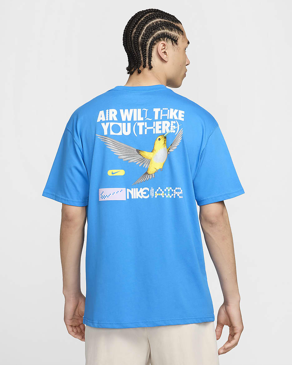 Nike Sportswear Men's Max90 T-Shirt - Light Photo Blue