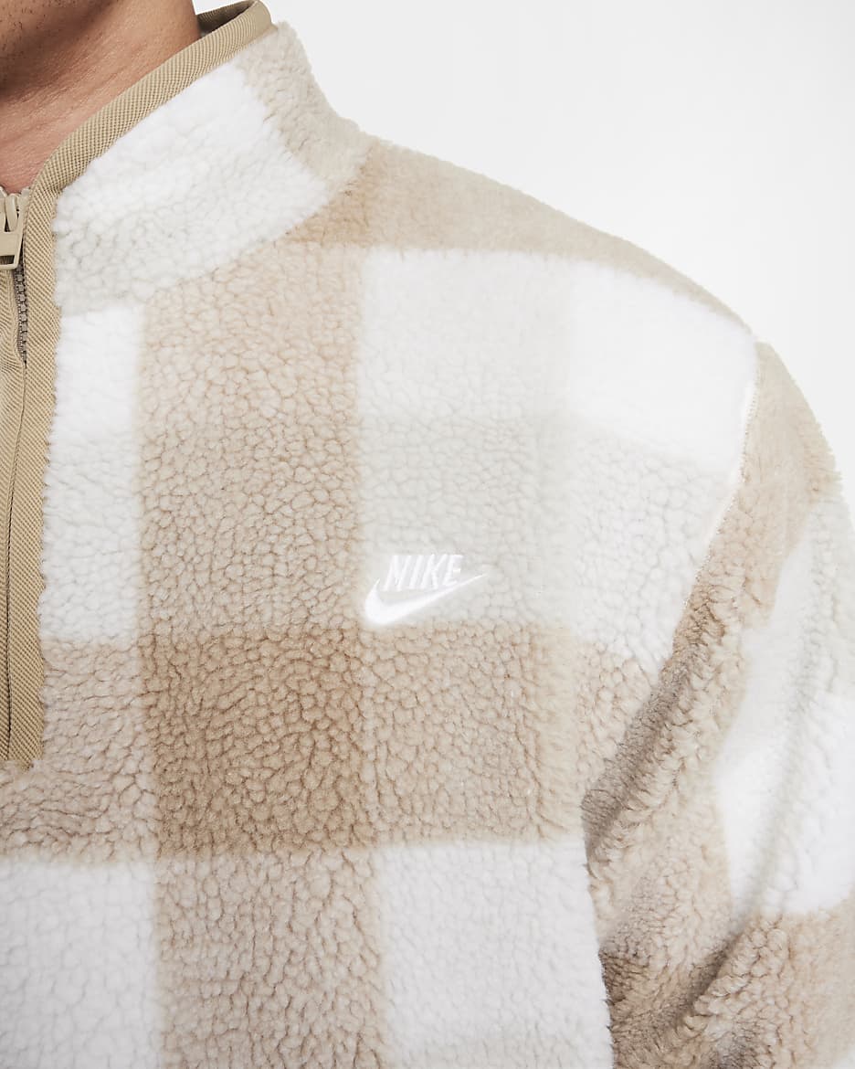 half zip nike men