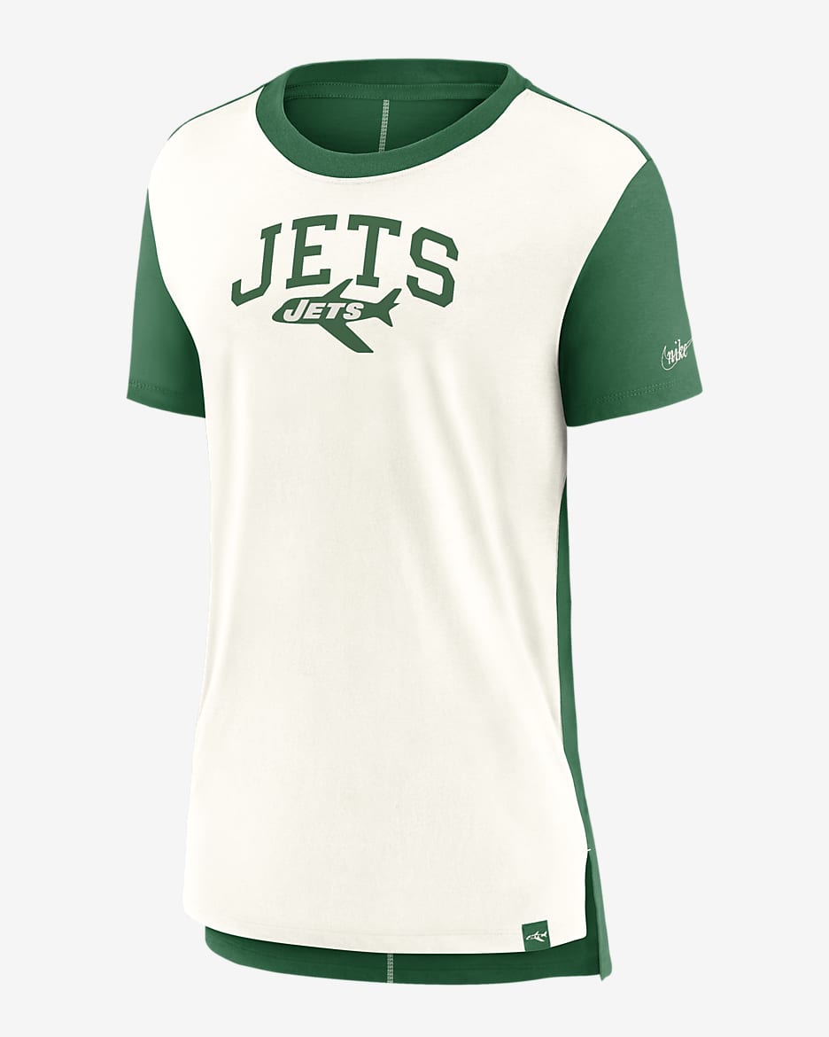 Playera Nike de la NFL para mujer New York Jets - Verde Kelly