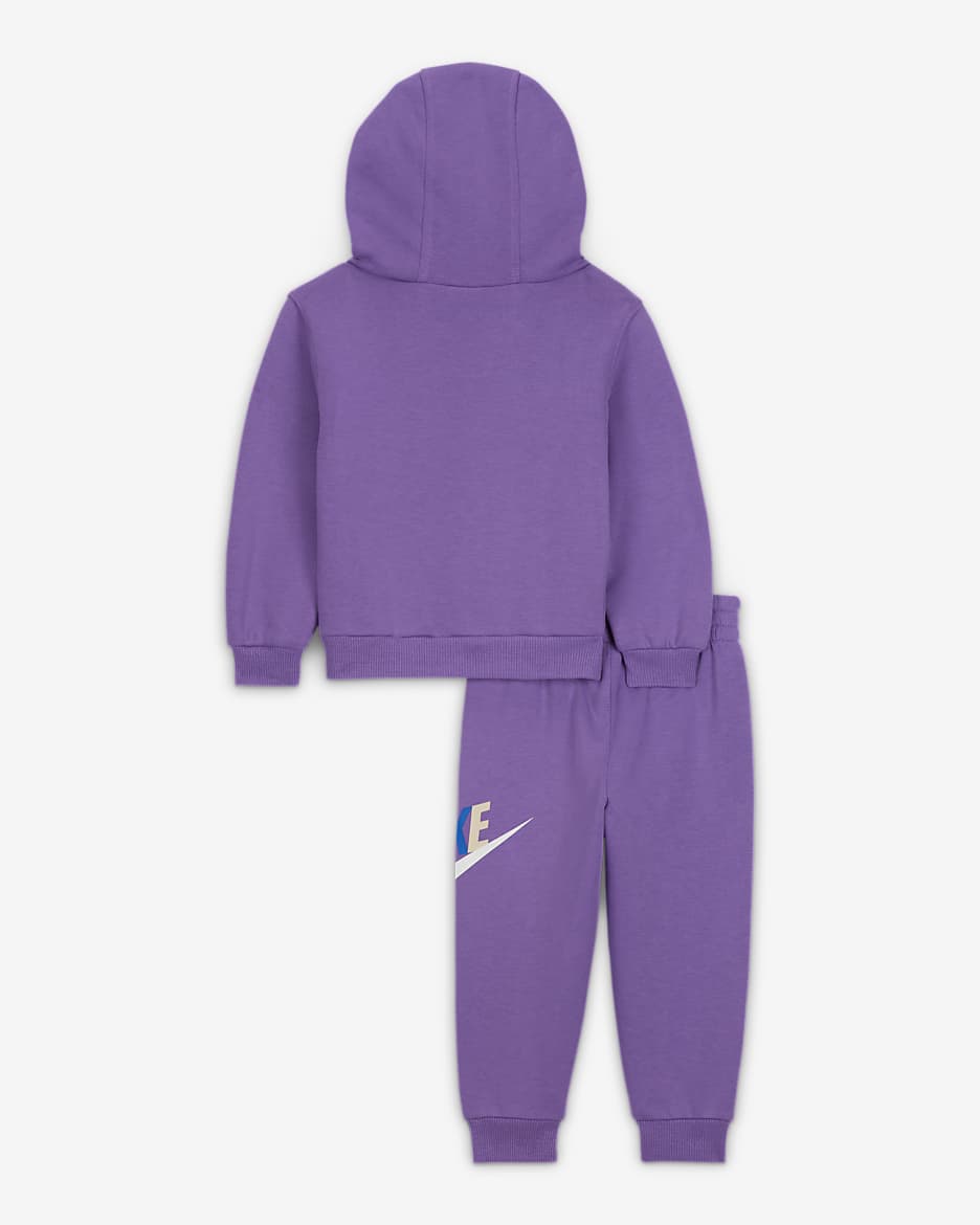 Nike Club Fleece Set Conjunto de dos piezas - Bebé - Black Raspberry