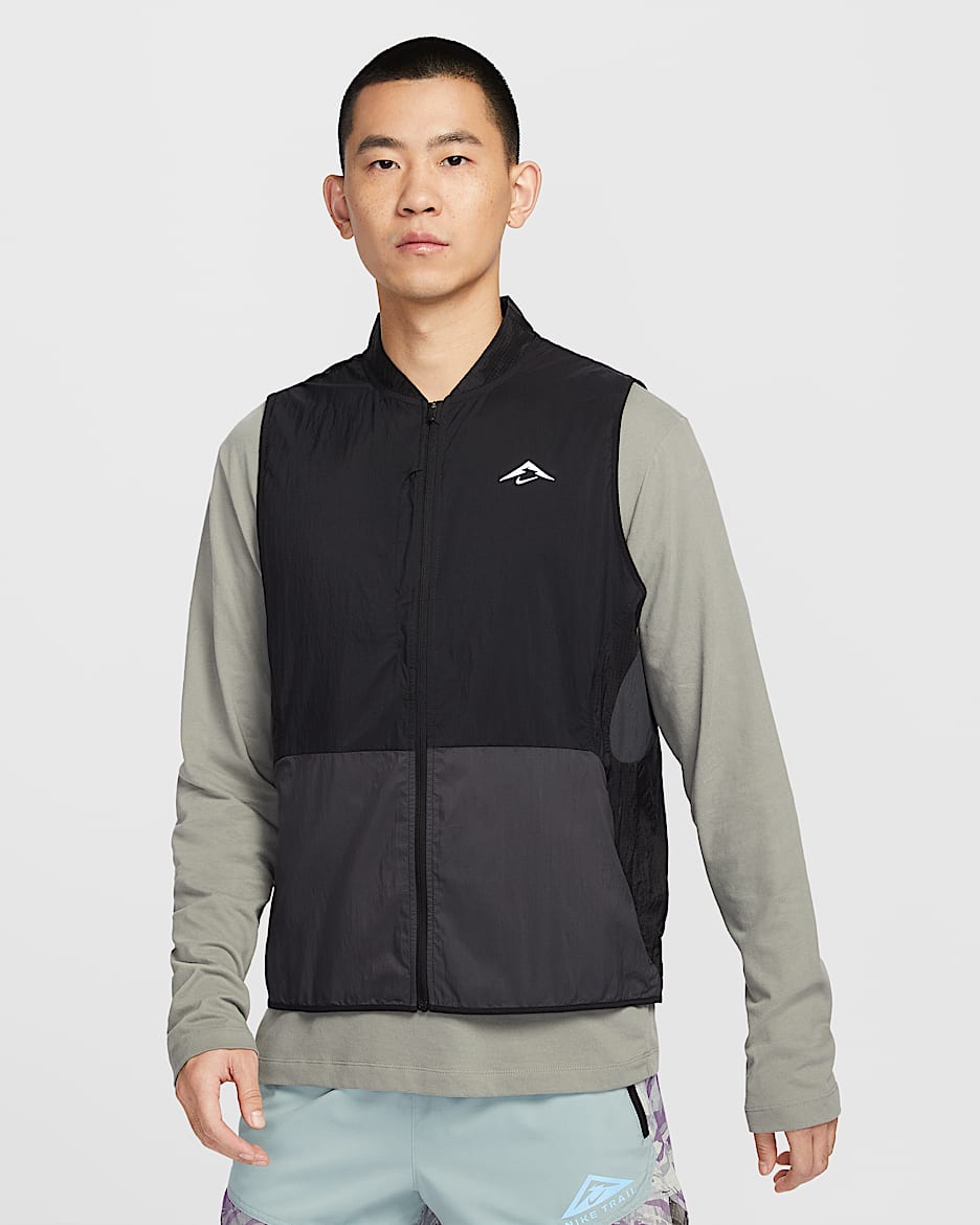 NIKE SB（ナイキエスビー）の「＜NIKE（ナイキ）＞ﾗﾝﾆﾝｸﾞ ﾄﾚｲﾙﾍﾞｽﾄ55（ベスト）」 - WEAR ナイキトレイル　ランニング用ベスト　Lサイズ