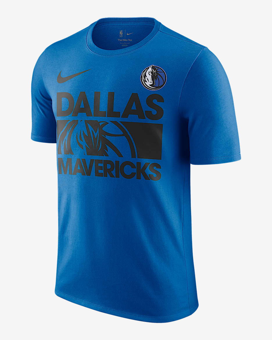 Dallas Mavericks Courtside Men's Nike NBA T-Shirt - Game Royal