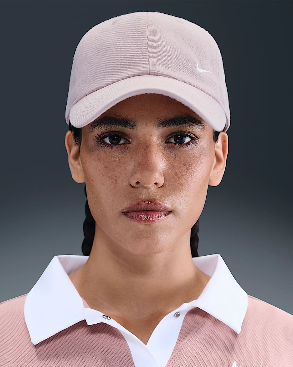 Nike Club Unstructured Cap - Silt Red/Sail