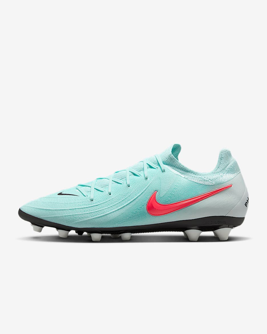 Nike Phantom GX 2 Pro AG Low-Top Football Boot - Mint/Off-Noir/Atomic Red