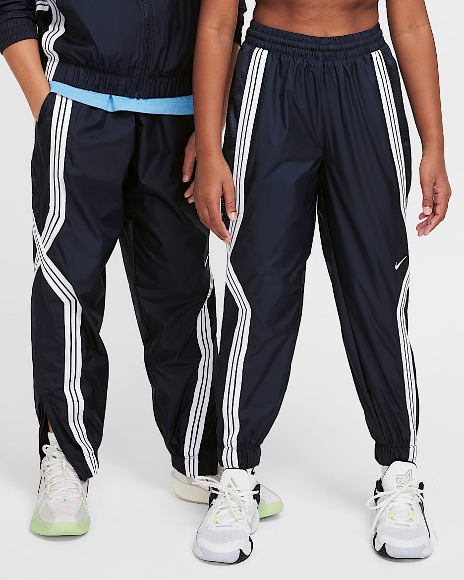 Nike Crossover Older Kids' Repel Basketball Trousers - Obsidian/White