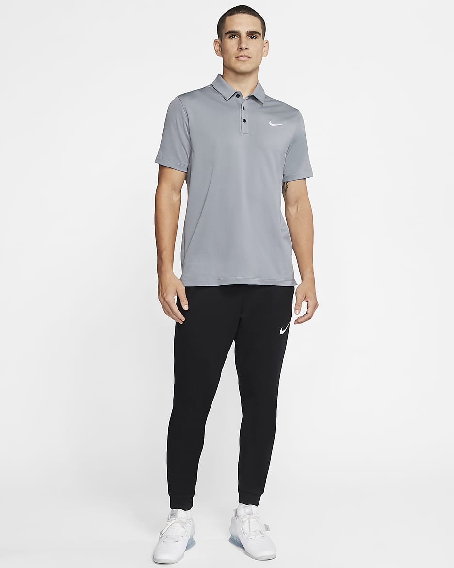 Polo de fútbol para hombre Nike - Gris azulado/Negro/Blanco