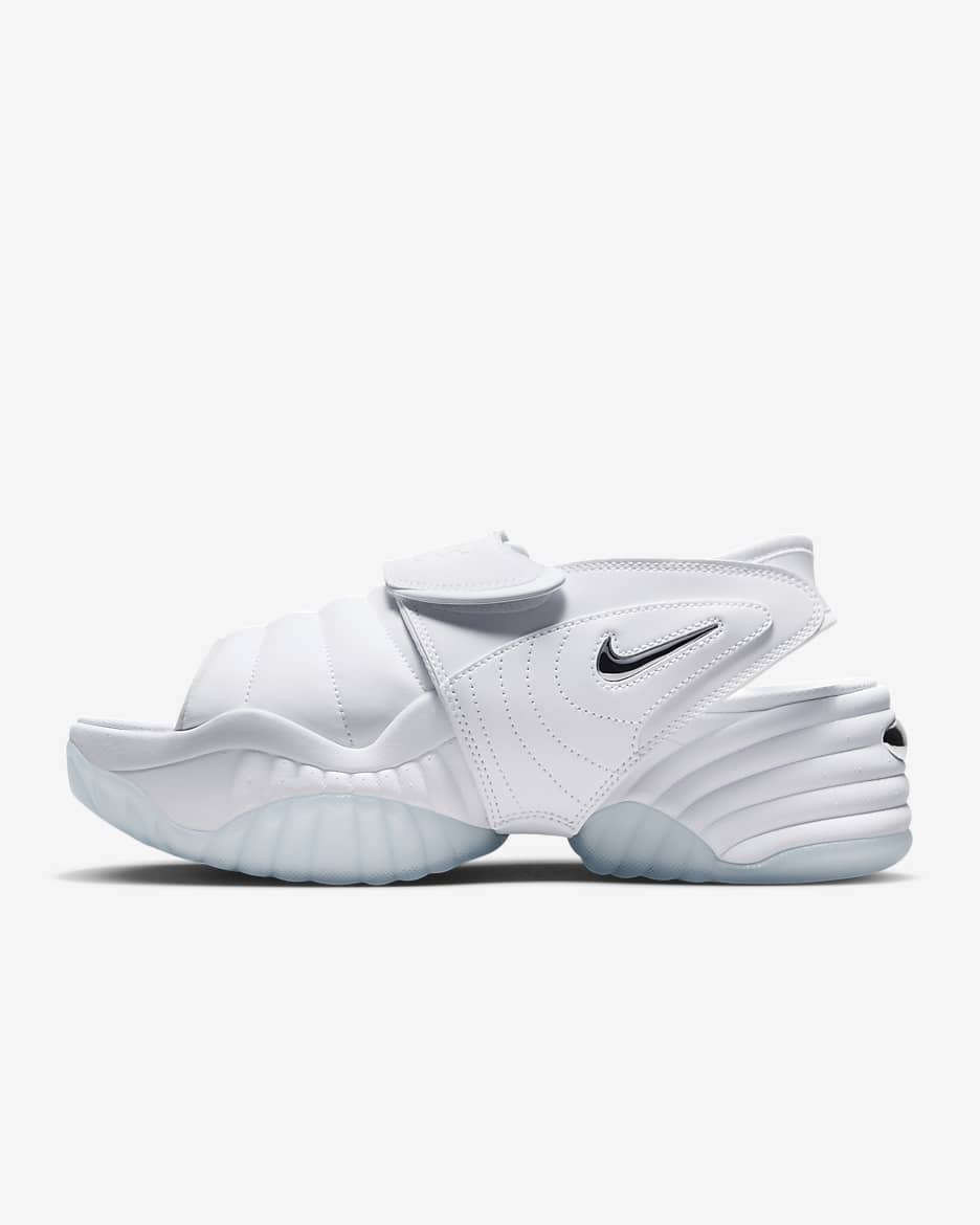 Sandalias para mujer Nike Adjust Force - Blanco/Transparente/Plata metalizado