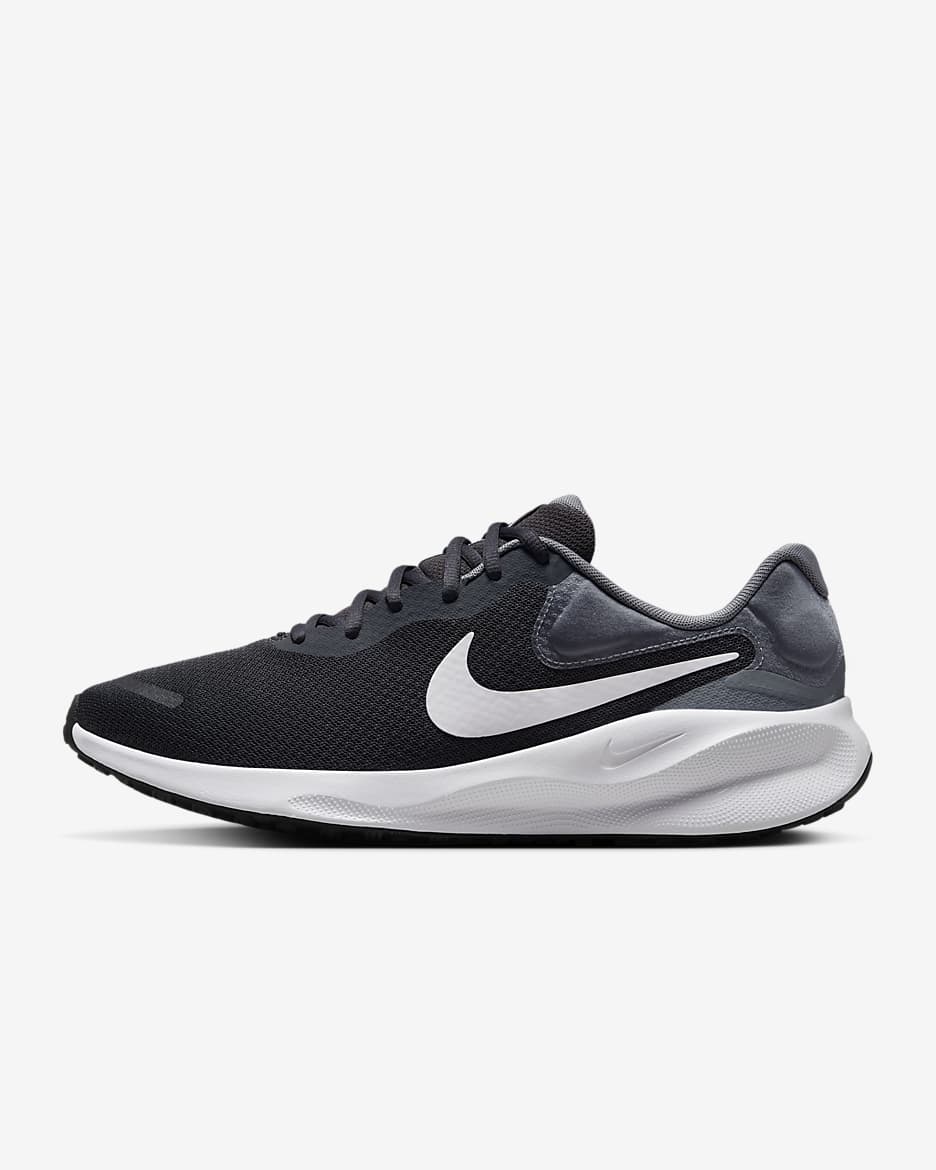 Sapatilhas de running para estrada Nike Revolution 7 para homem - Anthracite/Cinzento Cool/Preto/Branco