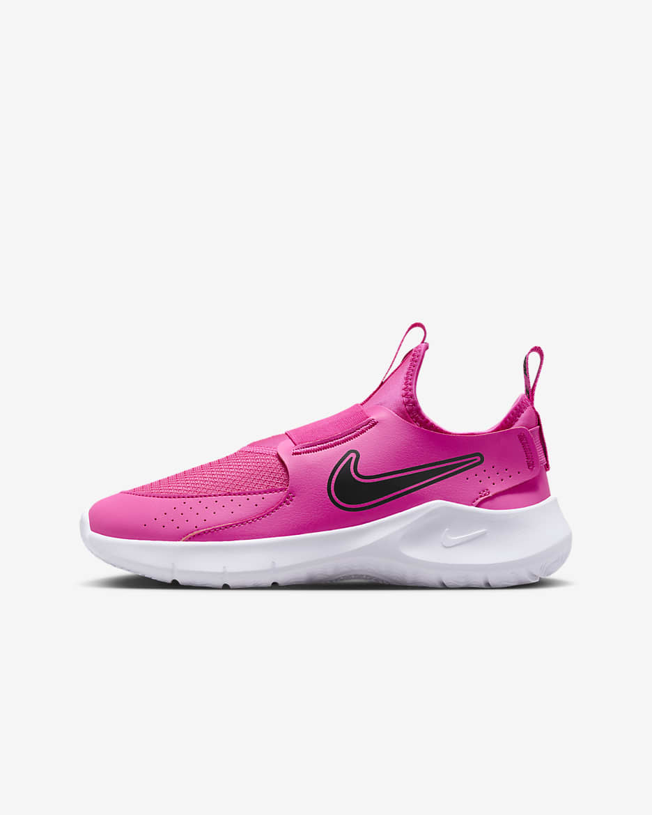 Tenis de correr en carretera para niños grandes Nike Flex Runner 3 - Fucsia láser/Negro