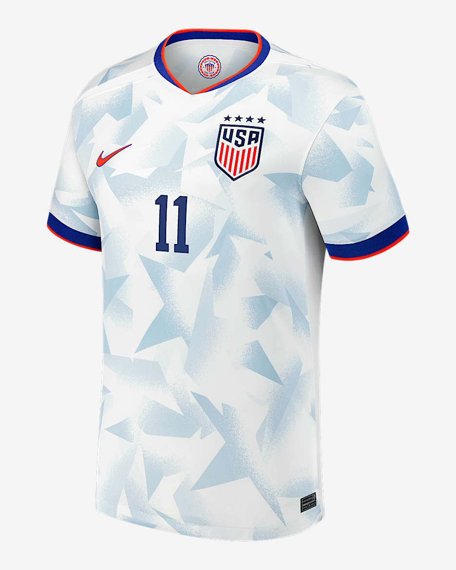 Jersey de futbol Nike Dri-FIT Sophia Wilson de la selección nacional de futbol femenino de Estados Unidos local 2025 Stadium para hombre - Blanco