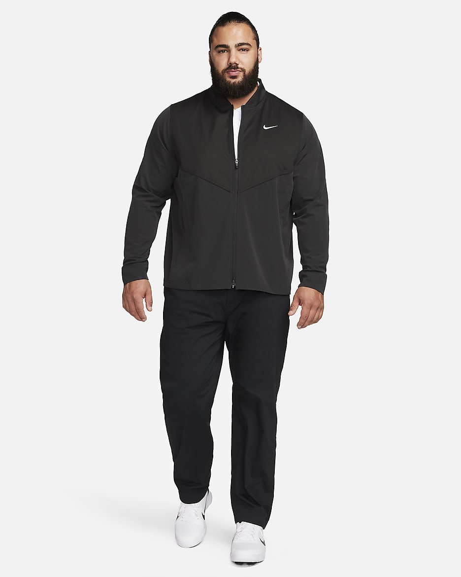 Nike Tour Essential Men's Golf Jacket - Black/Black/White