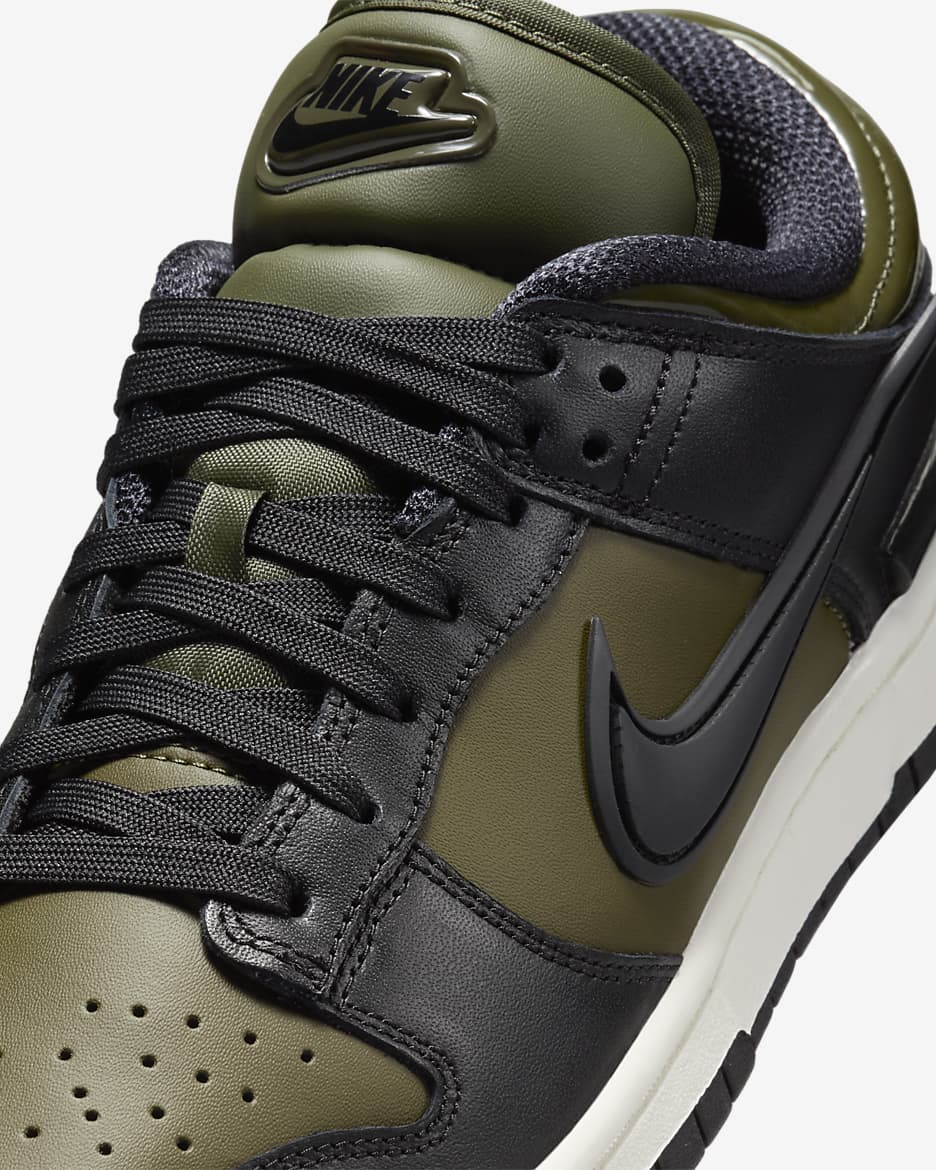 รองเท้าผู้หญิง Nike Dunk Low Twist - Cargo Khaki/Sail/ดำ